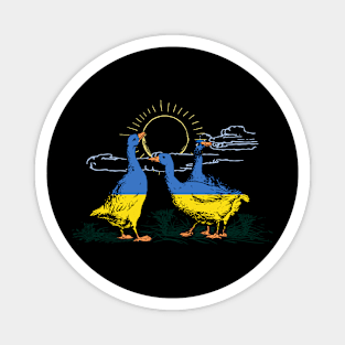 Ukraine Geese Magnet